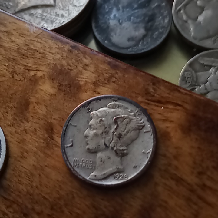 1928s Dime Silver